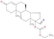 Androst-4-ene-17-carbonitrile, 17-[(ethoxycarbonyl)oxy]-3-oxo-, (17α)- (9CI)