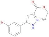 1H-Pyrazole-3-carboxylic acid, 5-(3-bromophenyl)-, ethyl ester