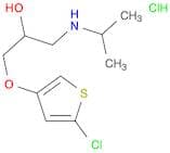 2-Propanol, 1-[(5-chloro-3-thienyl)oxy]-3-[(1-methylethyl)amino]-, hydrochloride (1:1)