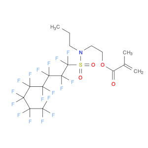 2-Propenoic acid, 2-methyl-, 2-[[(1,1,2,2,3,3,4,4,5,5,6,6,7,7,8,8,8-heptadecafluorooctyl)sulfonyl]…