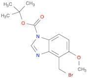 tert-Butyl 4-(bromomethyl)-5-methoxy-1H-benzo[d]imidazole-1-carboxylate
