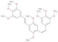 Benzene, 1,4-dimethoxy-2,5-bis[2-(3,4,5-trimethoxyphenyl)ethenyl]-