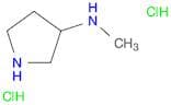 3-Pyrrolidinamine, N-methyl-, hydrochloride (1:2)