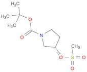 1-Pyrrolidinecarboxylic acid, 3-[(methylsulfonyl)oxy]-, 1,1-dimethylethyl ester, (3S)-