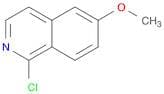 Isoquinoline, 1-chloro-6-methoxy-
