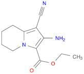 Ethyl 2-amino-1-cyano-5,6,7,8-tetrahydroindolizine-3-carboxylate