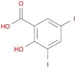 Benzoic acid, 2-hydroxy-3,5-diiodo-