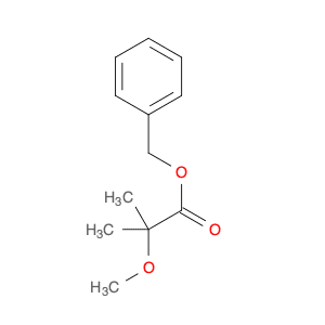 Propanoic acid, 2-methoxy-2-methyl-, phenylmethyl ester