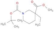 1,3-Piperidinedicarboxylic acid, 3-ethyl-, 1-(1,1-dimethylethyl) 3-methyl ester