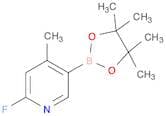 Pyridine, 2-fluoro-4-methyl-5-(4,4,5,5-tetramethyl-1,3,2-dioxaborolan-2-yl)-