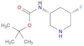 (3R,4S)-3-(Boc-amino)-5-fluoropiperidine