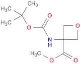 3-Oxetanecarboxylic acid, 3-[[(1,1-dimethylethoxy)carbonyl]amino]-, methyl ester