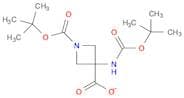 1-[(tert-Butoxy)carbonyl]-3-([(tert-butoxy)carbonyl]amino)azetidine-3-carboxylic acid