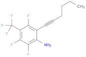 2,3,5-Trifluoro-6-(hex-1-yn-1-yl)-4-(trifluoromethyl)aniline