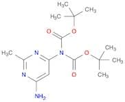 Di-tert-butyl (6-amino-2-methylpyrimidin-4-yl)carbamate