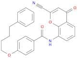 N-(2-Cyano-4-oxo-4H-chromen-8-yl)-4-(4-phenylbutoxy)benzamide