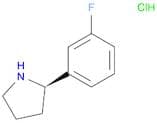 (R)-2-(3-Fluorophenyl)pyrrolidine, HCl