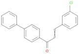 2-Propen-1-one, 1-[1,1'-biphenyl]-4-yl-3-(3-chlorophenyl)-