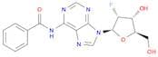 Adenosine, N-benzoyl-2'-deoxy-2'-fluoro-
