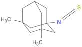 TRICYCLO[3.3.1.13,7]DECANE, 1-ISOTHIOCYANATO-3,5-DIMETHYL-