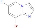 IMidazo[1,2-a]pyridine, 8-broMo-6-fluoro-
