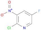 Pyridine, 2-chloro-5-fluoro-3-nitro-