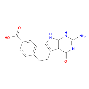 Benzoic acid, 4-[2-(2-amino-4,7-dihydro-4-oxo-3H-pyrrolo[2,3-d]pyrimidin-5-yl)ethyl]-