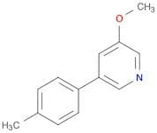 3-Methoxy-5-(4-methylphenyl)pyridine