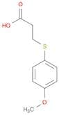 Propanoic acid, 3-[(4-methoxyphenyl)thio]-
