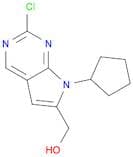 7H-Pyrrolo[2,3-d]pyrimidine-6-methanol, 2-chloro-7-cyclopentyl-