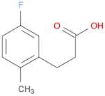 3-(5-Fluoro-2-methylphenyl)propionic acid