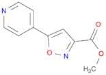 3-Isoxazolecarboxylic acid, 5-(4-pyridinyl)-, methyl ester