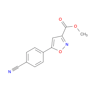 3-Isoxazolecarboxylic acid, 5-(4-cyanophenyl)-, methyl ester