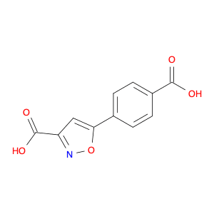 3-Isoxazolecarboxylic acid, 5-(4-carboxyphenyl)-