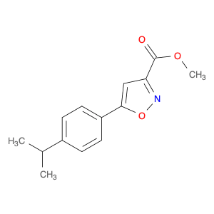 3-Isoxazolecarboxylic acid, 5-[4-(1-methylethyl)phenyl]-, methyl ester
