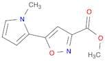 3-Isoxazolecarboxylic acid, 5-(1-methyl-1H-pyrrol-2-yl)-, methyl ester