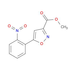3-Isoxazolecarboxylic acid, 5-(2-nitrophenyl)-, methyl ester