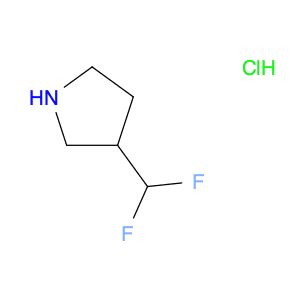 Pyrrolidine, 3-(difluoromethyl)-, hydrochloride (1:1)