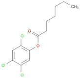 Heptanoic acid, 2,4,5-trichlorophenyl ester