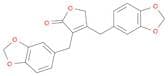 2(5H)-Furanone, 3,4-bis(1,3-benzodioxol-5-ylmethyl)-