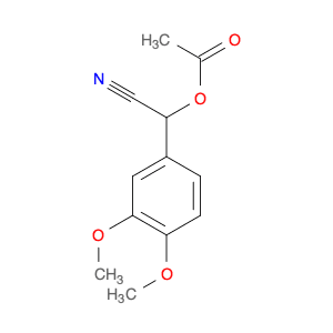 α-Acetoxy-(3,4-dimethoxyphenyl)acetonitrile