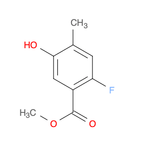 Benzoic acid, 2-fluoro-5-hydroxy-4-methyl-, methyl ester