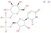Uridine 5'-(trihydrogen diphosphate), P'-α-D-galactopyranosyl ester, sodium salt (1:2)