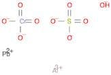 Aluminum lead chromate hydroxide sulfate