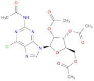 2-Acetamido-6-chloro-9-(2’,3’,5’-tri-O-acetyl-b-D-ribofuranosyl)purine