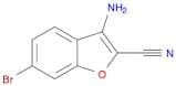 3-Amino-6-bromobenzofuran-2-carbonitrile