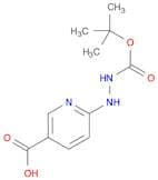 3-Pyridinecarboxylic acid, 6-[1-[(1,1-dimethylethoxy)carbonyl]hydrazinyl]-
