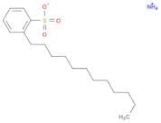Benzenesulfonic acid, dodecyl-, ammonium salt (1:1)
