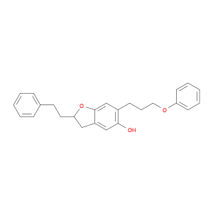 5-Benzofuranol, 2,3-dihydro-6-(3-phenoxypropyl)-2-(2-phenylethyl)-