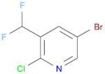 Pyridine, 5-bromo-2-chloro-3-(difluoromethyl)-